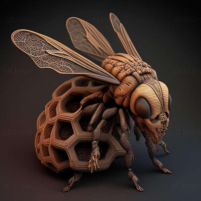 3D модель Lasioglossum мрачный (STL)